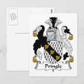 Pringle Family Crest Briefkaart (Voorkant / Achterkant)