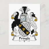 Pringle Family Crest Briefkaart (Voorkant)