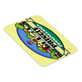 Pringle Pennsylvania klein stadje souvenir magnet Magneet (Rechterzijde)