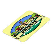 Pringle Pennsylvania klein stadje souvenir magnet Magneet (Linkerzijde)