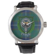 Pringle Schotse Clan Tartan & Wapen