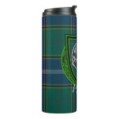 Pringle Scottish Clan Tartan and Crest Thermosbeker (Gedraaid links)
