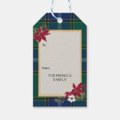 Pringle Scottish Clan Tartan & Crest Cadeaulabel (Achterkant)