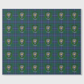 Pringle Scottish Clan Tartan & Crest Cadeaupapier (Vlak)