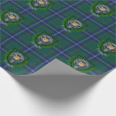 Pringle Scottish Clan Tartan & Crest Cadeaupapier (Hoek)