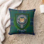 Pringle Scottish Clan Tartan & Crest Kussen (Deken)
