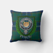 Pringle Scottish Clan Tartan & Crest Kussen (Achterkant)