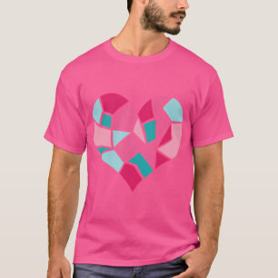 Prink gebroken hart liefde puzzel Valentijnsdag Si T-shirt