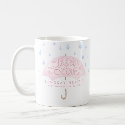 Prink Paraplu Sprinkle Baby shower Koffiemok (Links)