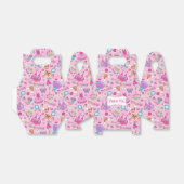 Prink Princess Gable Favor Box Bedankdoosjes (Uitgevouwen)