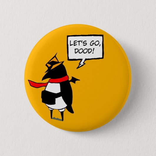 Prinny Esc-toets Ronde Button 5,7 Cm (Voorkant)