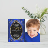 Prins 2e verjaardag kaart (Staand voorkant)
