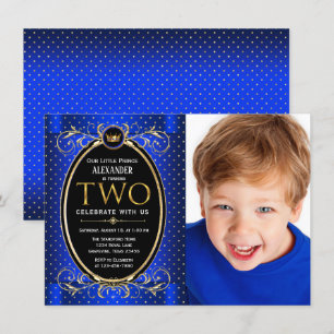 Prins 2e verjaardag kaart