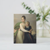 Prins Albrecht en Prinses Louise, ca.1817 Briefkaart (Staand voorkant)