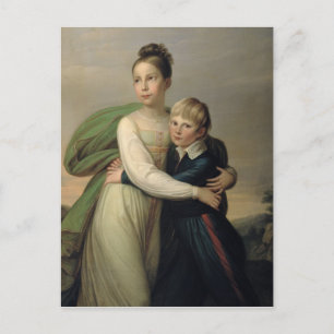 Prins Albrecht en Prinses Louise, ca.1817 Briefkaart