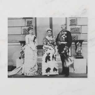 Prins Alexander van Hessen met zijn vrouw Julie Briefkaart