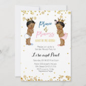 Prins and princess Gender Reopenbaarle nodigt Gold Kaart (Voorkant)