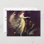 Prins Arthur en de feiharde koningin van Füssli Jo Briefkaart (Voorkant / Achterkant)