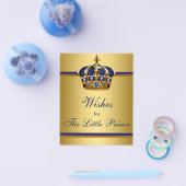 Prins Baby Shower Spel Wensen Voor Baby Flyer (Enkel)