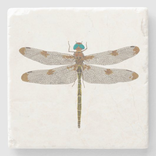 Prins Baskettail Dragonfly Onderzetter (Voorkant)