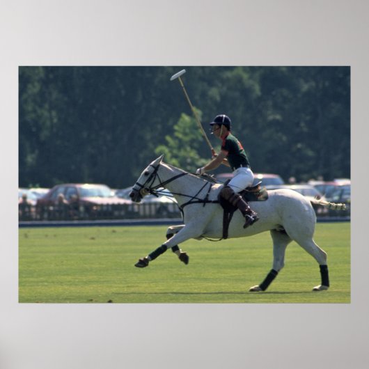 Prins Charles speelt Polo in Windsor Poster (Voorkant)