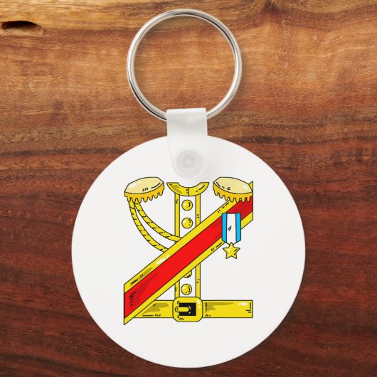 Prins Charmant Kostuum Fun Halloween Gift Sleutelhanger (Voorkant)