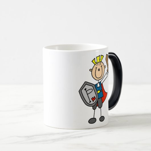 Prins charmen met zwaard en schild Mok (Voorkant rechts)