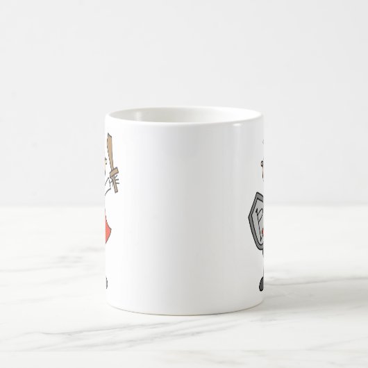 Prins charmen met zwaard en schild Mok (Center)