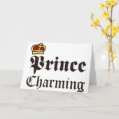 Prins charmeren kaart (Gele Bloem)