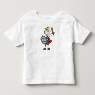 Prins charmeren met zwaard kinder shirts