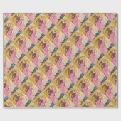 Prins Charming die het zoenen Sleeping Beauty vers Cadeaupapier (Vlak)