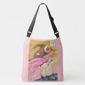 Prins Charming die het zoenen Sleeping Beauty vers Crossbody Tas (Voorkant)