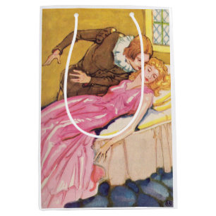 Prins Charming die het zoenen Sleeping Beauty vers Medium Cadeauzakje