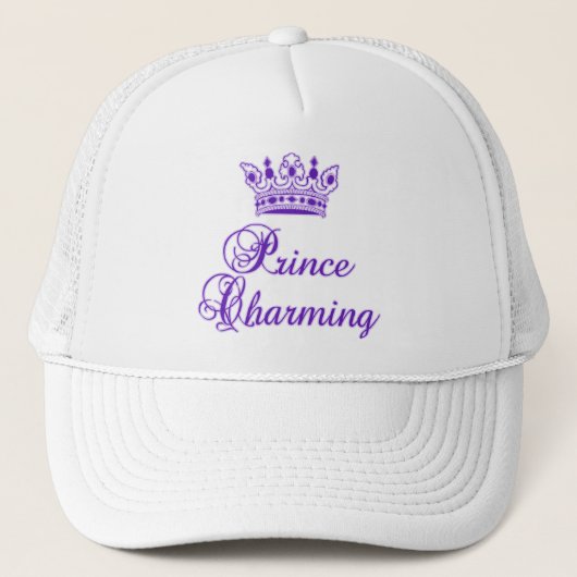 Prins Charming in koninklijk Paars voor Baby of Vo Trucker Pet (Voorkant)