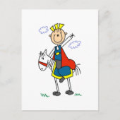 Prins Charming on Horse Tshirts and Gifts Briefkaart (Voorkant)