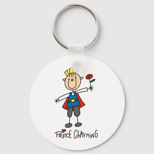 Prins Charming Tshirts en Gifts Sleutelhanger (Voorkant)