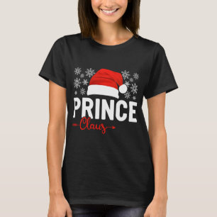 Prins Claus Xmas Licht Grappig Kerstman Hoed Kerst T-shirt