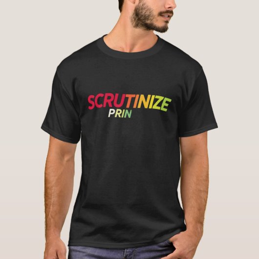 Prins controleren t-shirt (Voorkant)