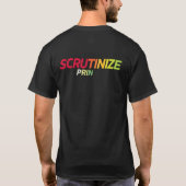 Prins controleren t-shirt (Achterkant)