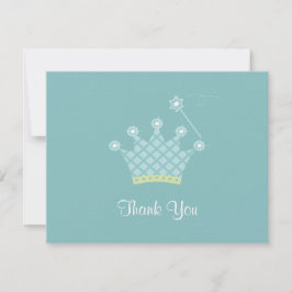 Prins Dank Je Brief Notitiekaartje