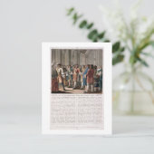 Prins de Conti (1664-1709) prijzen de hertog van Briefkaart (Staand voorkant)