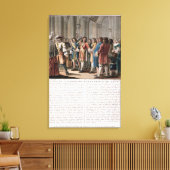 Prins de Conti (1664-1709) prijzen de hertog van Canvas Afdruk (Insitu (Woonkamer))