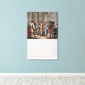 Prins de Conti (1664-1709) prijzen de hertog van Canvas Afdruk (Insitu (Houten vloer))