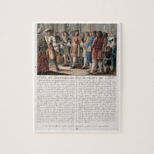 Prins de Conti (1664-1709) prijzen de hertog van Legpuzzel