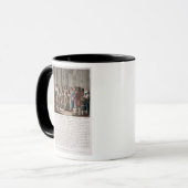 Prins de Conti (1664-1709) prijzen de hertog van Mok (Voorkant links)