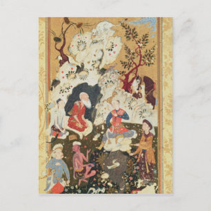 Prins die een Ascetic bezoeken Briefkaart