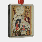 Prins die een Ascetic bezoeken Metalen Ornament (Rechts)