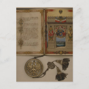 Prins Diploma investeert Otto von Bismarck Briefkaart