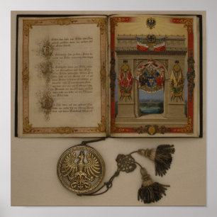 Prins Diploma investeert Otto von Bismarck Poster