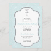 Prins Doopuitnodiging Kaart (Voorkant / Achterkant)